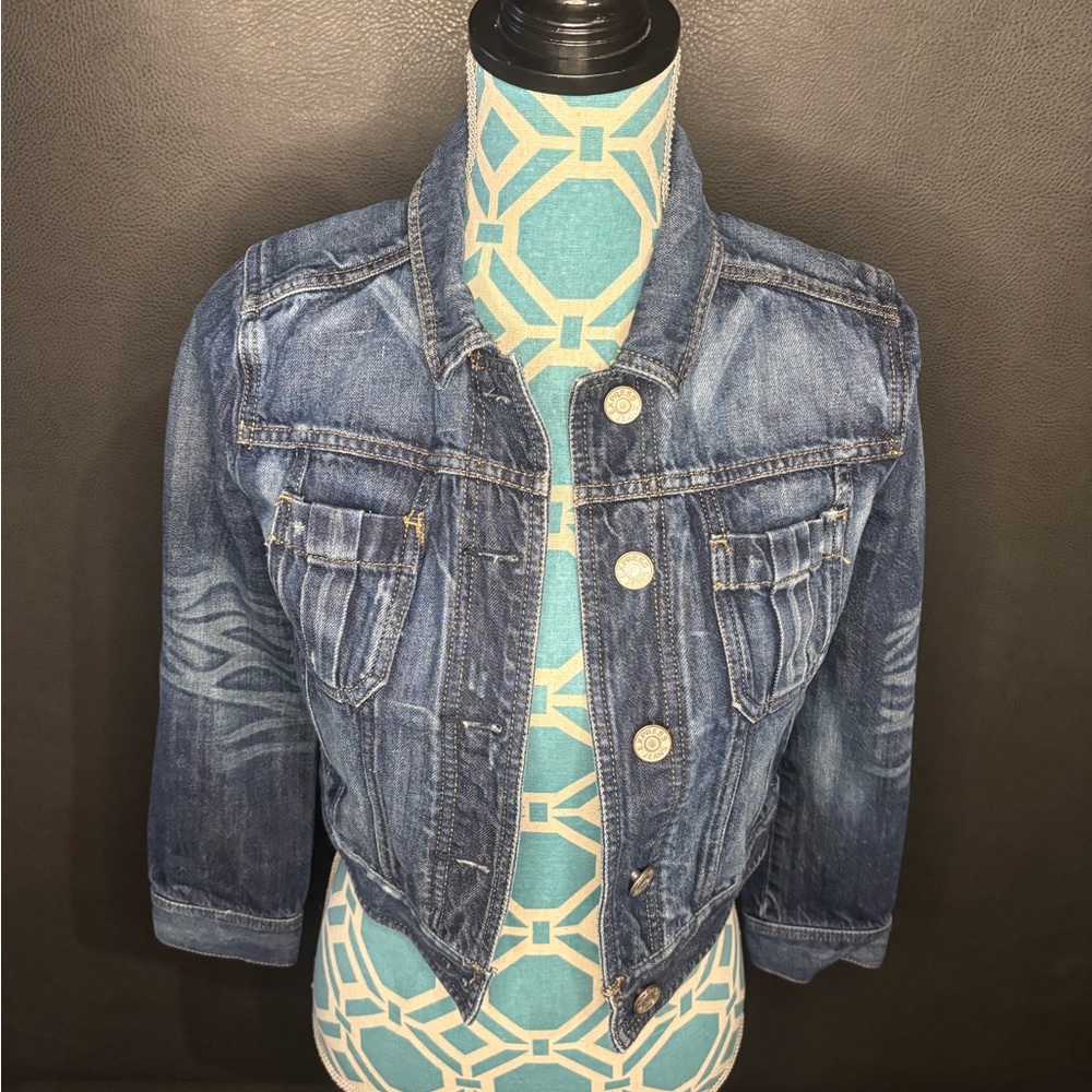 EXPRESS Women’s “Adorable” Jacket XS Blue Jean Jacket Button Up